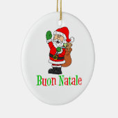 Buon Natale Santa Ornament (Rechts)