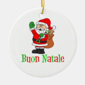 Buon Natale Santa Ornament (Voorkant)