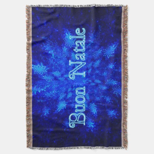 Buon Natale - Snowburst Deken (Voorkant Verticaal)