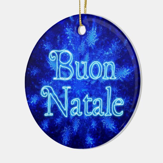 Buon Natale - Snowburst Keramisch Ornament (Links)