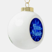 Buon Natale - Snowburst Keramische Bal Ornament (Links)