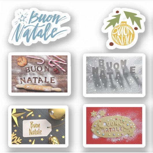 Buon Natale Stickers (Voorkant)