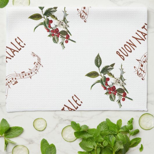 Buon Natale Theedoek (Gevouwen)