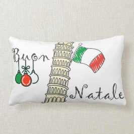 Buon Natale Tower van Pisa Kussen