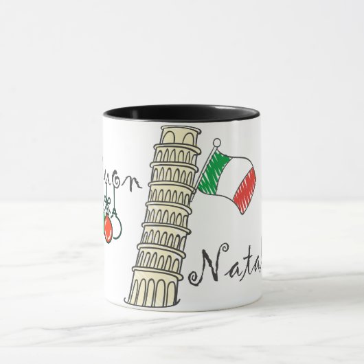 Buon Natale Tower van Pisa Mok (Midden)