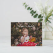 Buon natale | Uw foto Briefkaart (Staand voorkant)