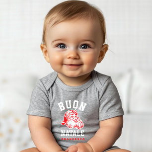 Buon Natale Vintage Santa Baby Bodysuit