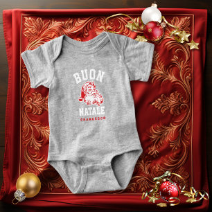 Buon Natale Vintage Santa Baby Bodysuit