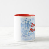 Buon Natale! Vrolijk kerstfeest in het Italiaans r Mok (Midden)