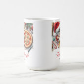 Buon Natale Waterverf Italiaans Kerstfeest Koffiemok (Center)