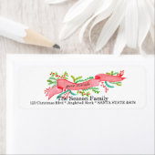 Buon Natale, waterverf kerstbanner Etiket (Insitu)