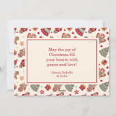 Buon Natale Wreath Feestdagenkaart (Achterkant)