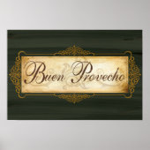 Buon Provecho-poster Poster (Voorkant)