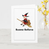 Buona Befana! Kaart (Gele Bloem)