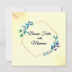 Buona Festa della Mamma Happy Moederdag Kaart