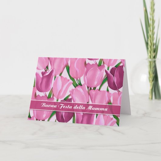 Buona Festa della Mamma. Moederdag in het Italiaan Kaart (Voorkant)