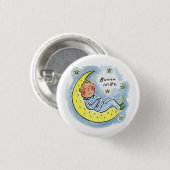 Buona Notte Ronde Button 3,2 Cm (Voorkant /achterkant)