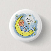 Buona Notte Ronde Button 3,2 Cm (Voorkant)