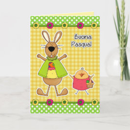 Buona Pasqua Easter Kaart in het Italiaans