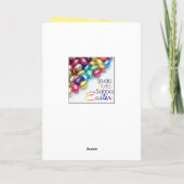 Buona Pasqua Italiaans paaskopposter gemaskeerd Bu Feestdagen Kaart (Achterkant)