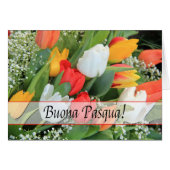 Buona Pasqua Italy Happy Pasaster (Voorkant Horizontaal)