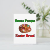 Buona Pasqua Paasbrood Feestdagenkaart (Staand voorkant)