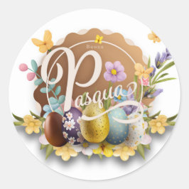 Buona Pasqua Ronde Sticker