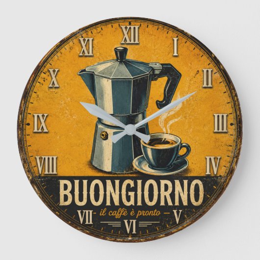 Buongiorno Coffee Grote Klok (Voorkant)