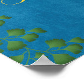 BuonGiorno Italiaans Typografie Botanisch Poster (Hoek)