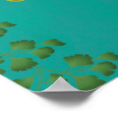 BuonGiorno Italiaanse Retro Typografie Botanisch Poster (Hoek)