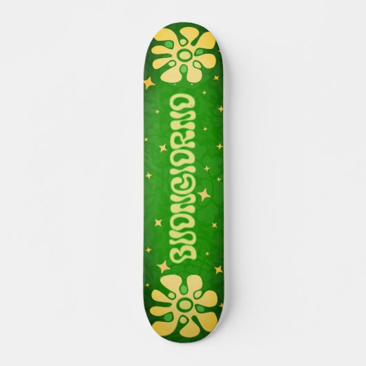 Buongiorno! Levendige Italiaans geïnspireerde bloe Persoonlijk Skateboard (Voorkant)