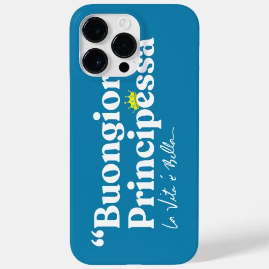 Buongiorno Principessa Case-Mate iPhone Case (Achterkant)