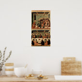 Buoninsegna - Het wassen van de Feet Last Supper Poster (Keuken)