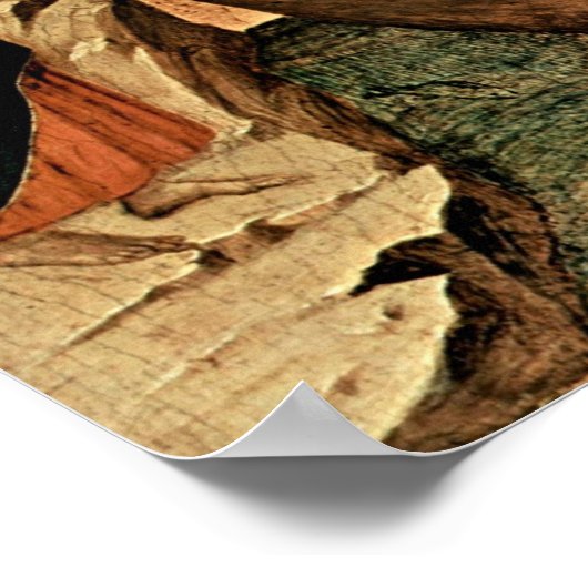 Buoninsegna - Roeping van apostles Peter en Andrew Poster (Hoek)