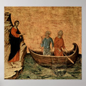 Buoninsegna - Roeping van apostles Peter en Andrew Poster (Voorkant)