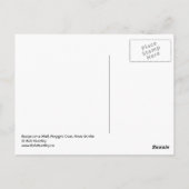 Buoys op een muur, Peggy's Cove, Nova Scotia. Briefkaart (Achterkant)