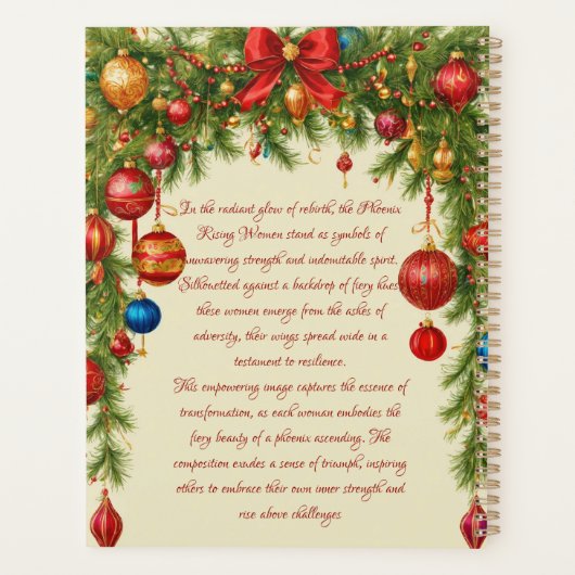 BUP Phoenix Rising Vrouwen Planner (Achterkant)