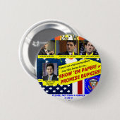 BUPKISS! -Knoop Ronde Button 5,7 Cm (Voorkant /achterkant)