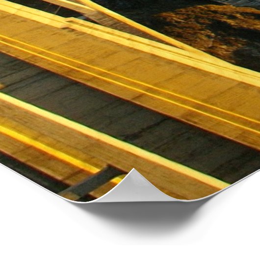 Bur Sur Coastline and Bridge Poster (Hoek)