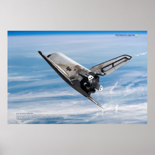 Buran: Legendarische Sovjet-Ruimtevaartuig in Vluc Poster