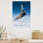 Buran Shuttle: Majestueuze atmosferische afdaling Poster (Keuken)