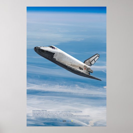 Buran Sovjet-ruimteveer atmosferische terugkeer Poster (Voorkant)
