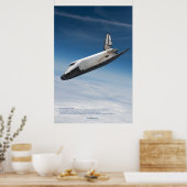 Buran Spaceplane: Cloud Descent Poster (Keuken)