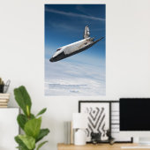 Buran Spaceplane: Cloud Descent Poster (Thuiskantoor)
