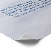 Buran Spaceplane Descending Through Clouds Poster (Hoek)