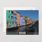 Buraneiland, Venetië Briefkaart (Voorkant / Achterkant)