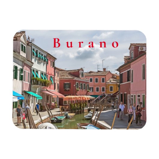 Burano. #10. magneet (Horizontaal)