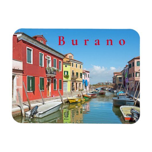 Burano. #4 magneet (Horizontaal)