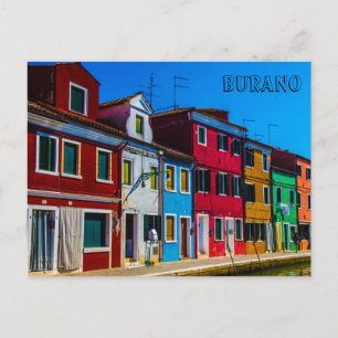 Burano-Briefkaart Briefkaart