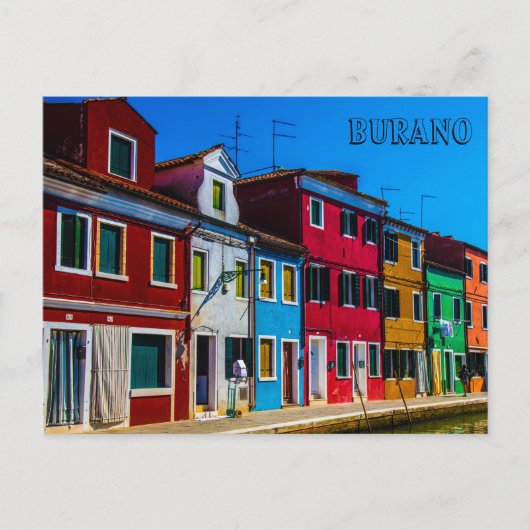 Burano-Briefkaart Briefkaart (Voorkant)